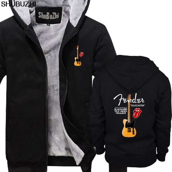 

keith richards guitar black guard tele micawber hoodie men's winter hoodies fashion brand hooded sbz1311
