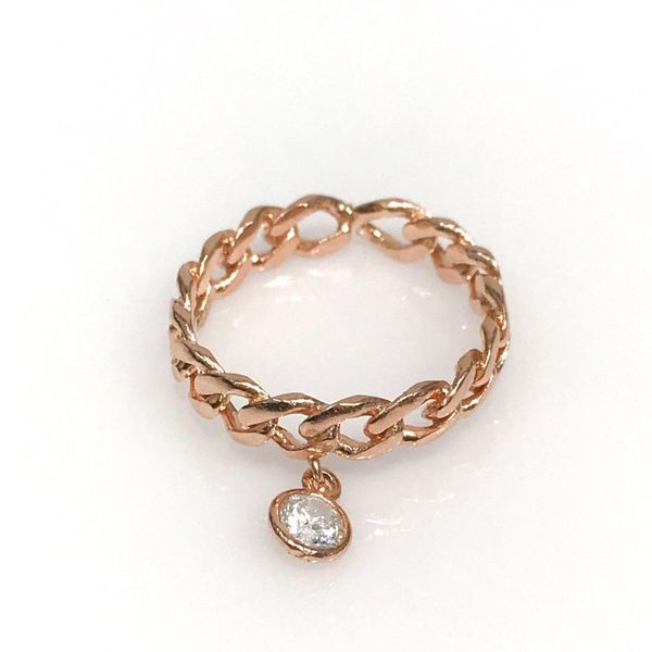 

new stone dangle unconscionable silver set auger ring, Golden;silver