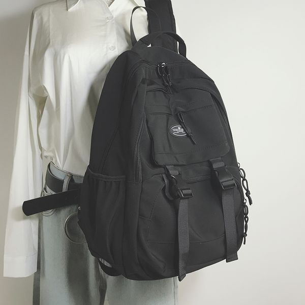 

buckle backpack women large capacity school bags for teenage girl oxford backpack multi pocket female fashion bag lady