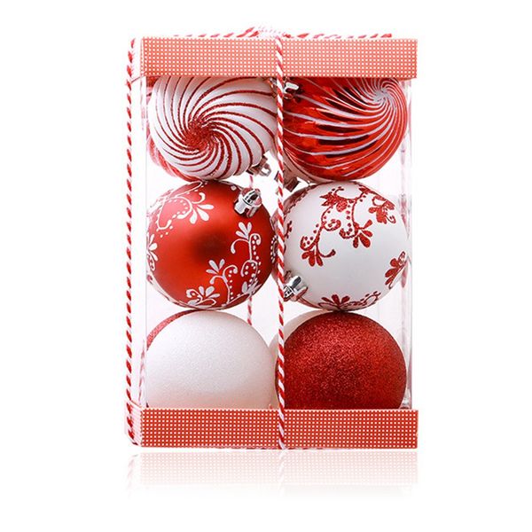 

7cm christmas tree decorative ball ornaments pendant 12pcs/pack silver hollow out xmas ball decor baubles for christmas home red