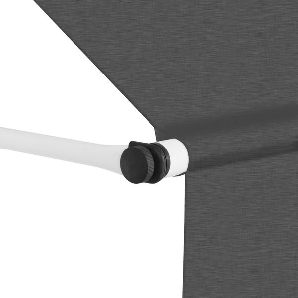 

retractable awning manual 200 cm anthracite garden sets