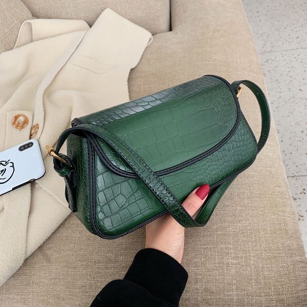 

baguette bag women's bag black new style small fashion shoulder retro underarm