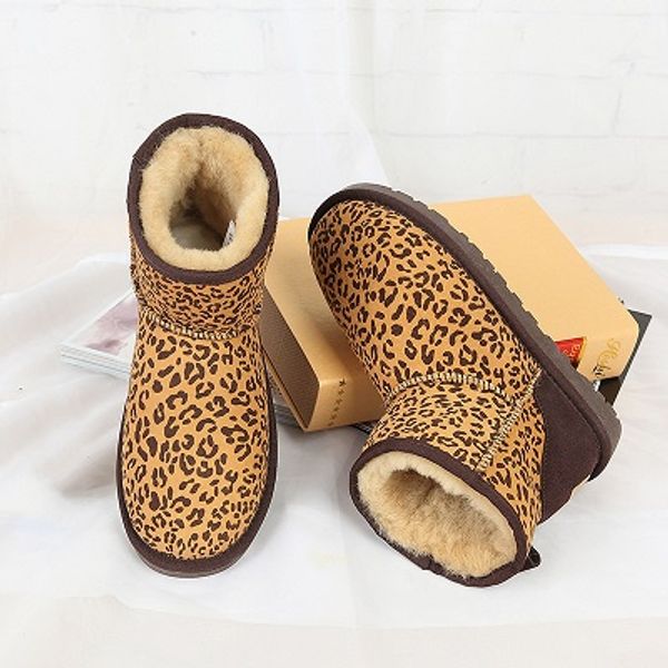 

uvwp new australia classic non-slip warm winter flat shoes ankle boots women natural sheepskin fur rubber sole wool snow boots
