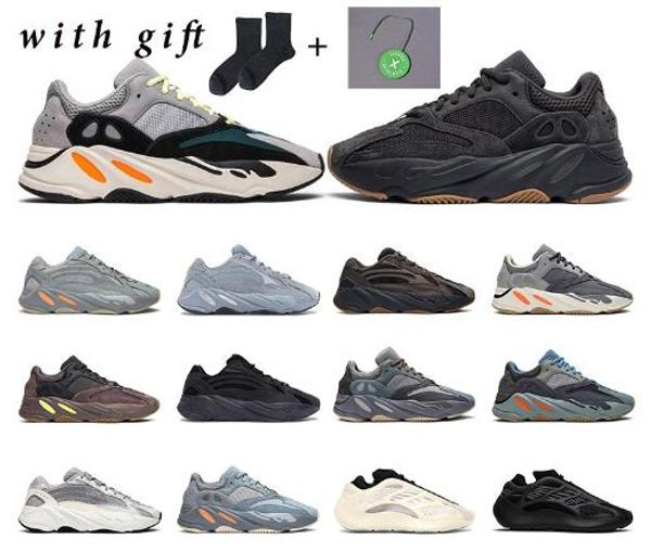

2020 kanye 700 кроссовки для мужчин wave runner azael alvah carbon blue utility черный инерционный магнит мужской тренер модные спортивные к
