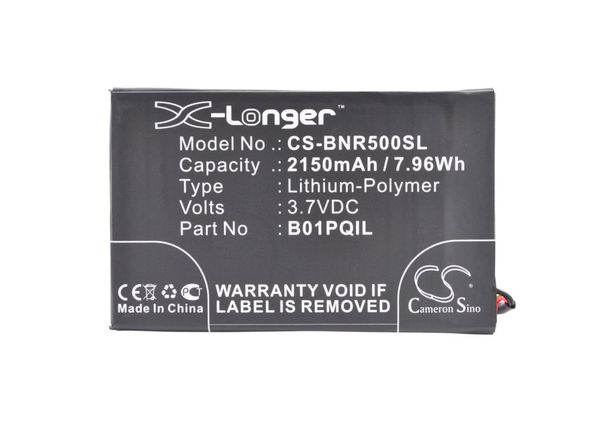 

cameron sino 2150mah battery b01pqil for barnes & noble bnrv500, glowlight wifi, nook glowlight
