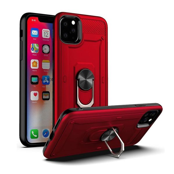 Anel Carro Monte Magnetic Metal Hybrid Case Para iphone 13 12 Mini 11 Pro Max 6 6 S 7 8 PLUS CUSTO DE CHOQUE