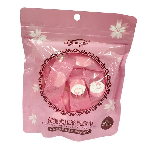 

30pcs/50pcs/100pcs pack mini compressed towel for travel camping outdoor