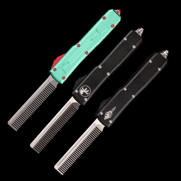 

Шелин Автоматического гребня UTX Pocke расческа микро технология авто ножи сатин лезвие карманных ножей со стеклянным выключателем складного нож мини toolst