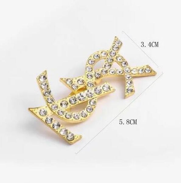 

2019 Classic Style Lady Gold Sliver Brooch Fashion Pin for Party Fashion Lapel Pin Men Jewelry Fashion Men Mental Pin Brooch 3428