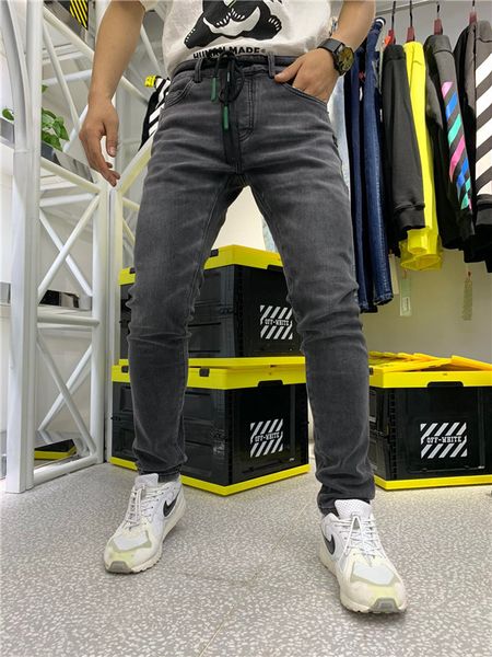 

2019 fashionl cool guy jeans fashion famous brand designer jeans mens jeans italian designer brand3, Blue