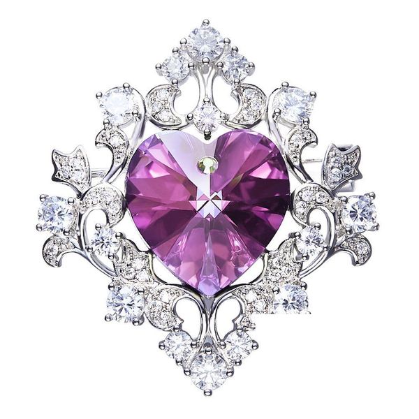 

новые европейские и американские женщины принимают сваровски брошь, Gray