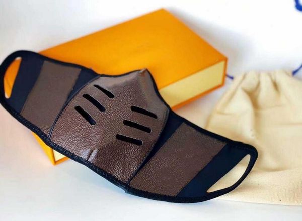 

designer masks leather half face kn95 n95 masks love fashion women man party mask size s and m with boxes