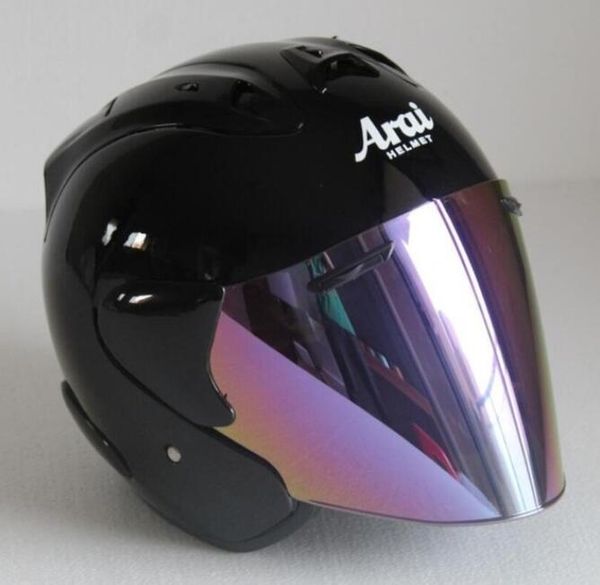 

2019 arai r3 helmet motorcycle helmet half open face casque motocross size: s m l xl xxl