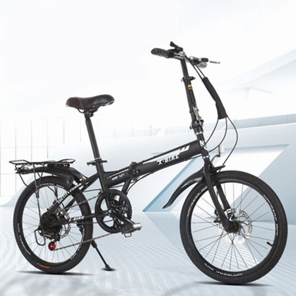 

20 inch variable speed folding bicycle male and female student bicycle