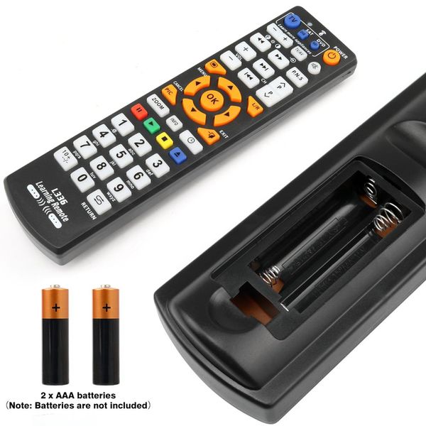 Os teatros vendem DVDs Universal Smart Remote Controller IR Remote Control com a função de aprendizado TV CBL DVD SAT PARA L336 ASX