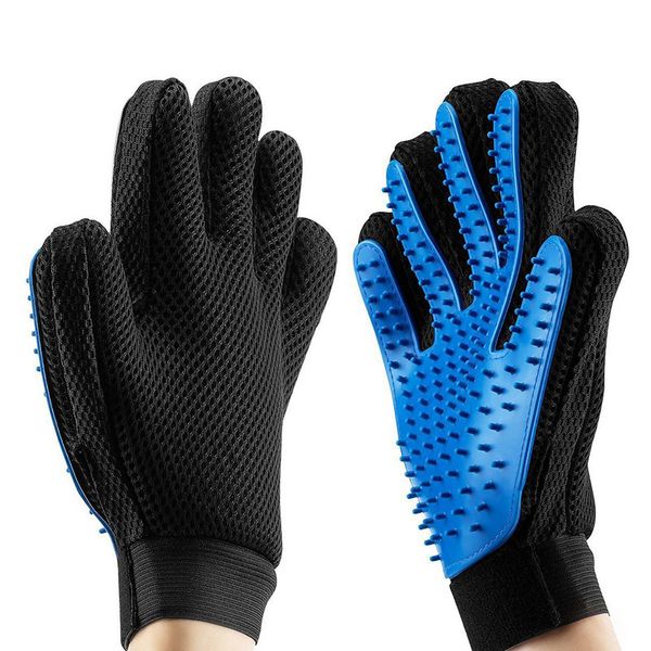 

pet massage soft silicone comfortable practical durable breathable pet grooming glove for dogs cats