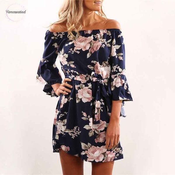 

women chiffon dress off shoulder floral print beach dress party dress puff sleeve vestidos fiesta plus size 3xl designer clothes, Black;gray