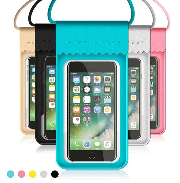 

tpu waterproof hd mobile phone bag outdoor touch screen swimming bag phone case cellphone pouch holder for water sports