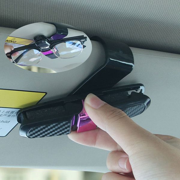 

universal eyeglass glasses clip fastener auto car vihecle sun visor holder ticket sunglasses parts card paper accessories