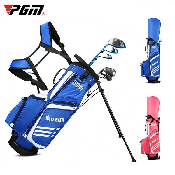 

children pgm ultra light golf bag boys girls bracket ball bag multi-function anti-wrinkle large capacity can hold 3 clubs d0795