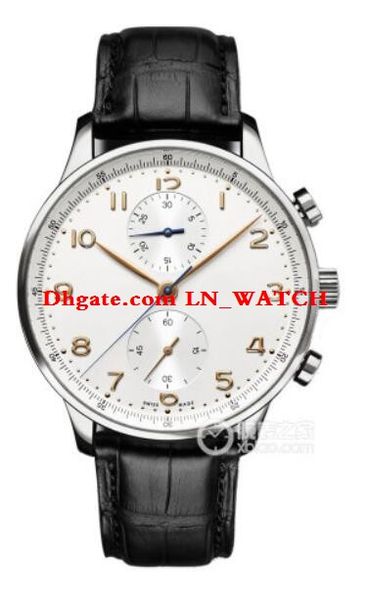 

new fashion men's watch white dial black strap men's automatic mechanical leather watch fashion watch, Slivery;brown