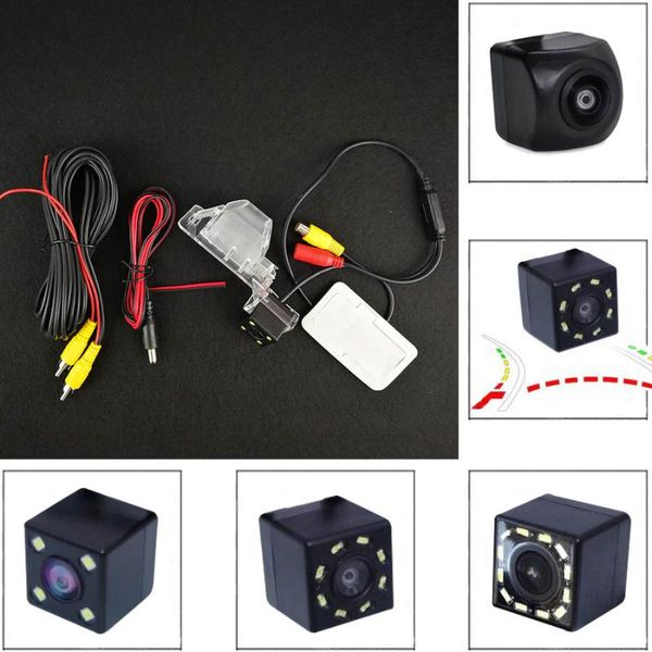 

hd car ccd 4 led night vision reverse backup parking kit monitor sensor reversing rear view camera for great wall haval h3 h5