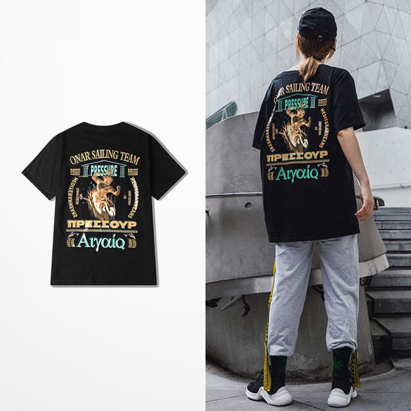 

casual mens t shirts fashion men summer sport short sleeves men women t shirt, White;black
