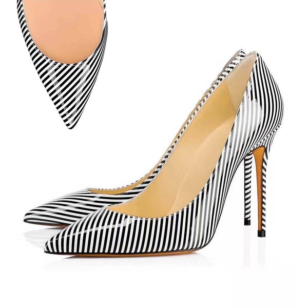 

2019 designer women heels red bottoms pumps high heels black nude pointed toes round red bottom dress wedding shoes