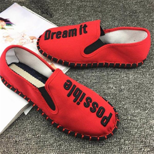 

new men shoes canvas breathable comfortable lightweight casual wear-resistant non-slip sneaker design couple shoes, Black