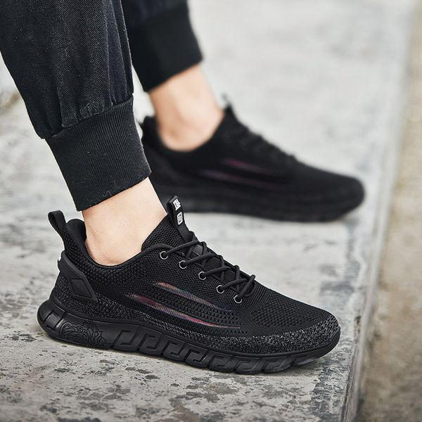 

2020 men's casual shoes fashion male flying weaving running tourist leisure sports shoes men sneakers man trainers walking