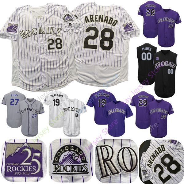 

Colorado Custom Rockies Jersey Sam Hilliard Tyler Anderson Bud Black Vinny Castilla Dante Bichette Andres Galarraga Don Baylor Senzatela