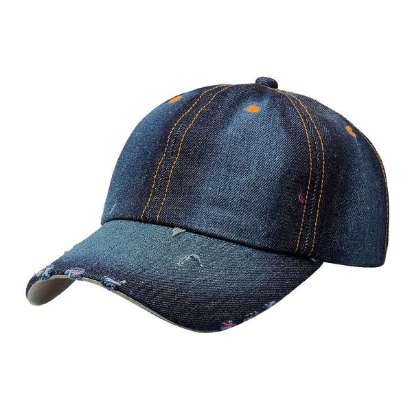

новый cowboy омывается старый бейсболка хлопок pure color simple hat visor hat, Blue;gray