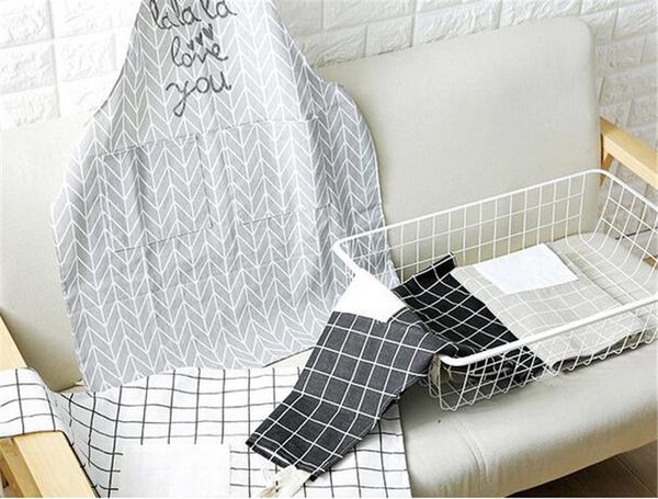 

горячая столовая бар леди женщины мужчины регулируемый хлопок белье высококачественный кухонный фартук для приготовления пирога ресторан пер