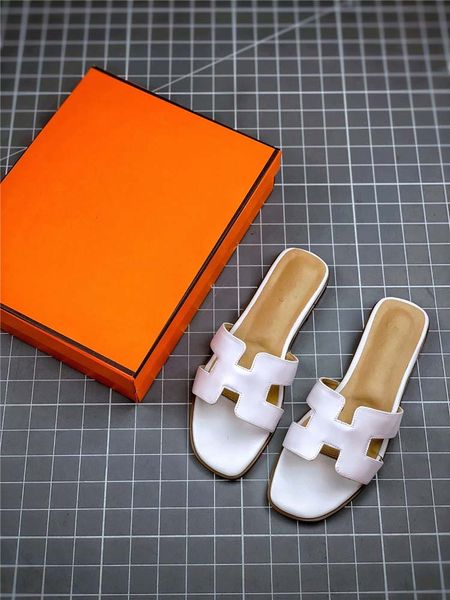 

2020 new slippers sandals flat shoe real leather slides slippers sandals huaraches loafers scuffs f woman xshfbcl, Black