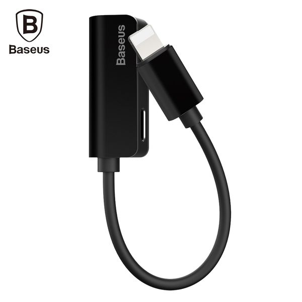 

baseus l32 8 pin to 3.5mm audio adapter headphone charging sync data for iphone 7 / 7 plus