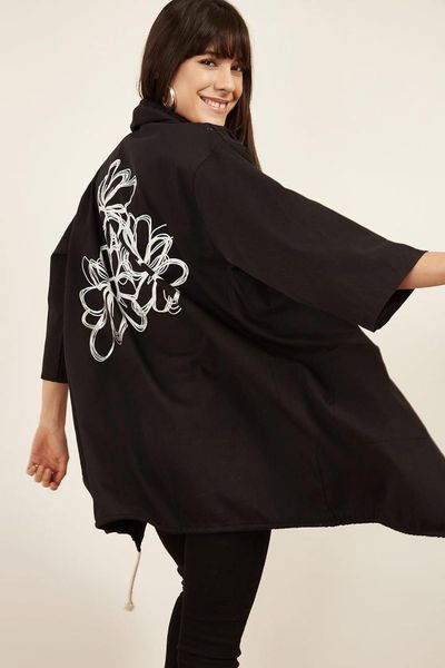 

lafaba women black jacket 19y572252, Black;brown