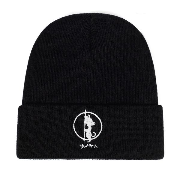 

вышивка dragon ball beanie hat женщины мужчины вязаные теплые зимние шапки для женщин мужчины твердые хип-хоп повседневный наручниках шапочк, Blue;gray