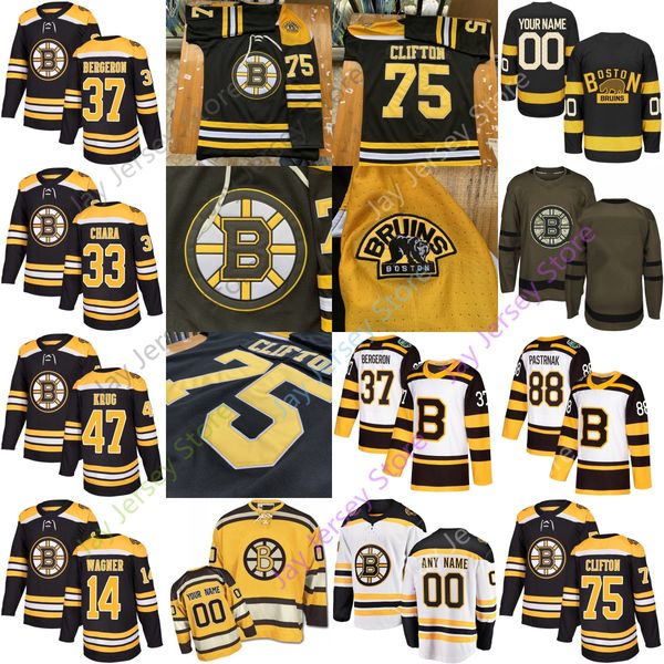 

Custom Boston Bruins Jersey Coyle Wagner Connor Clifton Jaroslav Halak Tuukka Rask Johansson Donato David Backes Pastrnak Marchand Bergeron