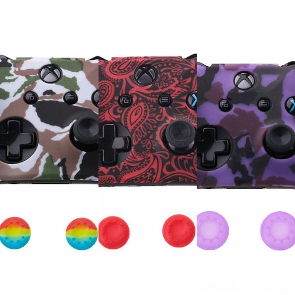 

v2y5s silicone thumb ps4 stick handle cap protective grip case for grips ps3 xbox antiskid switch pro game controller one mario design