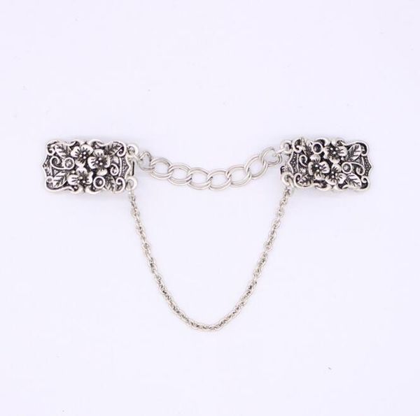 

5pcs new models plating alloy duckbill clip female dress chain cardigan sweater sweater clip, Silver;golden