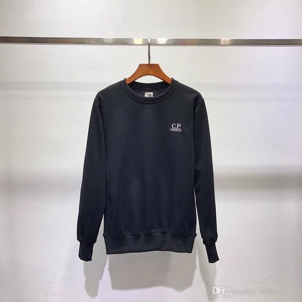 

cp company новых мужские балахоны вышитого алфавит свитер мужчины женщины вскользь фуфайка дизайнер балахон круглого neck100 свитер хлопок, White;black