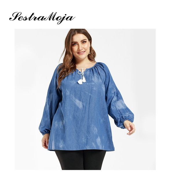 

sestra moja women's shirt spring and autumn 2018 women's embroidery denim shirt loose cute girl cardigan korean female tas, White