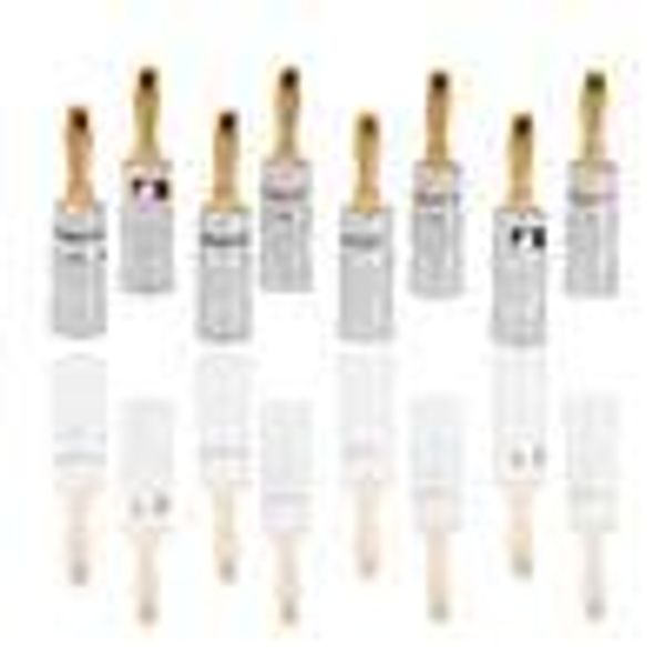 

nakamichi speaker banana plugs 24k gp connector ready to ship
