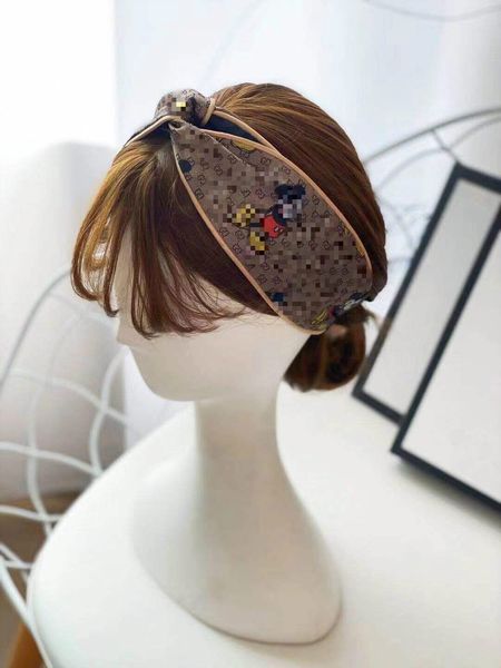 

good quality rat brown letter headband women fashion luxury personality hairband hair ring hair accessories for girl 2020, Silver