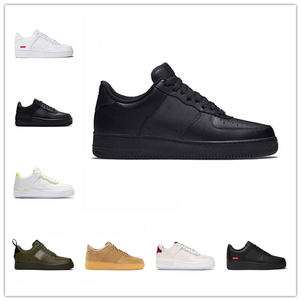 

классические высокие низкие белые черные пшеницы спорт 1 женские кроссовки мужские тренажеры бегущие туфли скейт спорт 36-45