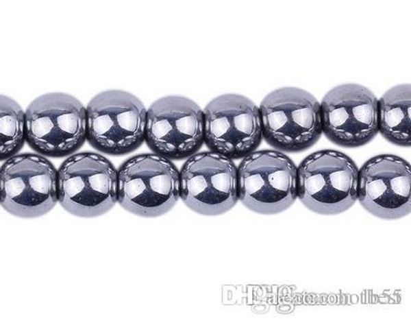 

8mm 10mm 200pcs/lot high power hematite round bead beads crystal diy v424 w62 x82