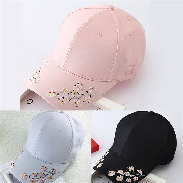 

new floral baseball caps flowers caps snapback new fashion women leisure hat, Blue;gray