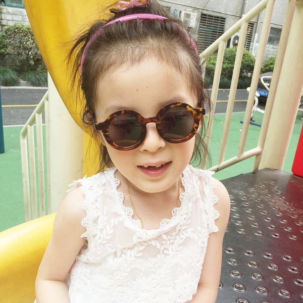 

2019 korea style round cute sunglasses for 3-8 yrs kids vintage lovely child sunglasses new protect uv400 children eyewear n247, Blue