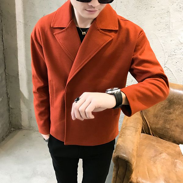 

2019 spring trend man solid color jacket clothes jaket men coats ing, Black;brown