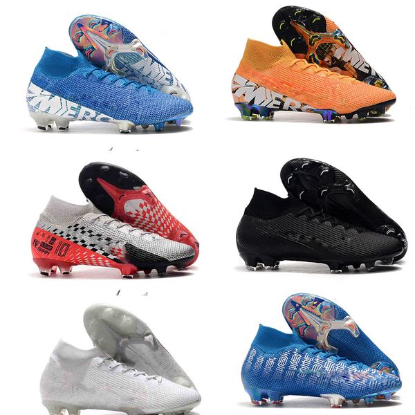 

new mercurial superfly vii 7 360 elite se fg cr7 ronaldo neymar njr mens boys high ankle soccer shoes football boots cleats size 39-45
